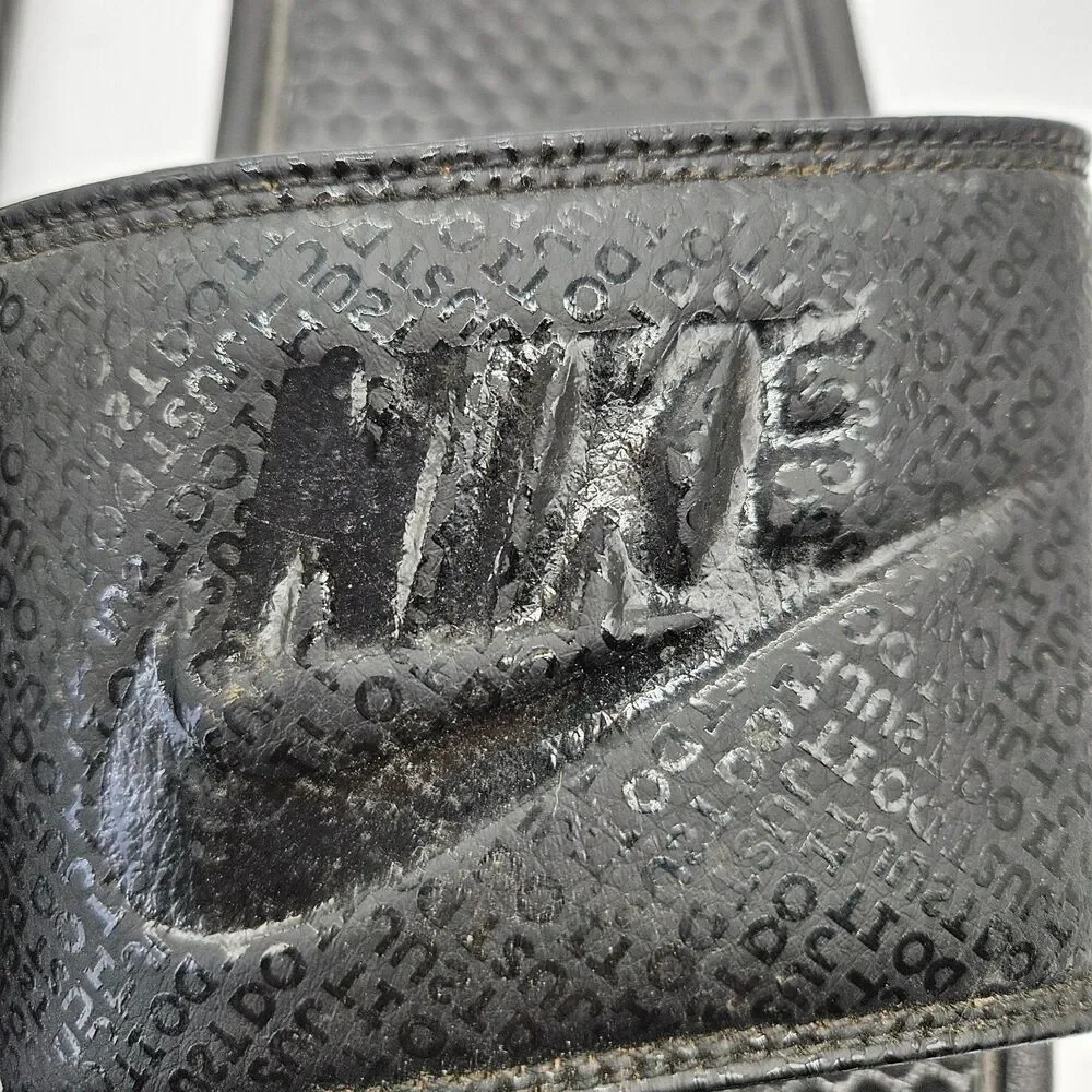 Nike Benassi JDI Black Slides Men's Sandals 343880-001 Size 11 Comfort Beach
